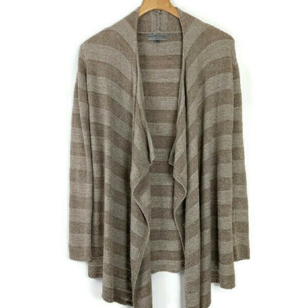 Barefoot Dreams Bamboo  Cardigan Chic Striped S M